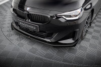 Maxton Design Front Flaps schwarz Hochglanz - 21+ BMW 2 G42 Coupe