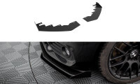Maxton Design Front Flaps black gloss - 14-17 BMW 4...