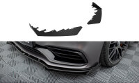 Maxton Design Front Flaps black gloss - 18-21 Mercedes...