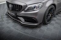 Maxton Design Front Flaps black gloss - 18-21 Mercedes...