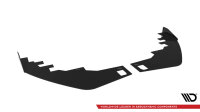 Maxton Design Front Flaps black gloss - 15-18 Mercedes A W276 AMG-Line