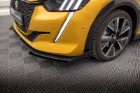 Maxton Design Front Flaps black gloss - 19+ Peugeot 208 GT MK2