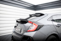 Maxton Design Attachment Rear Spoiler Cap Upper black gloss - 17-22 Honda Civic Sport MK 10