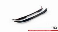 Maxton Design Attachment Rear Spoiler Cap Upper black gloss - 17-22 Honda Civic Sport MK 10