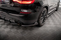 Maxton Design Heckansatz Flaps Diffusor schwarz Hochglanz - 17-21 BMW X3 G01