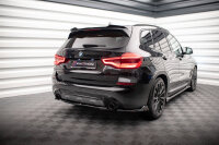 Maxton Design Rear extension Flaps diffuser black gloss - 17-21 BMW X3 G01