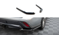 Maxton Design Rear extension Flaps diffuser black gloss - 19+ Toyota Highlander MK4