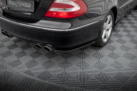 Maxton Design Heckansatz Flaps Diffusor V.1 schwarz Hochglanz - 02-09 Mercedes CLK W209