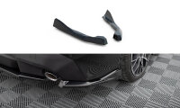 Maxton Design Heckansatz Flaps Diffusor V.2 schwarz Hochglanz - 21+ BMW 2er Serie G42 Coupe