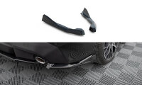 Maxton Design Rear extension Flaps diffuser V.2 black gloss - 21+ BMW 2 Series G42 Coupe