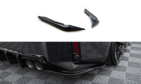 Maxton Design Rear extension Flaps diffuser V.3 black gloss - 23+ BMW M2 G87