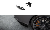 Maxton Design Rear Side Flaps black gloss - 18-21 Mercedes AMG C63 W205 Facelift