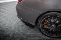 Maxton Design Rear Side Flaps black gloss - 18-21 Mercedes AMG C63 W205 Facelift