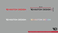 Maxton Design Sticker White 04 decal-Logo in string...