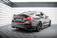 Maxton Design Mittlerer Diffusor Heckansatz DTM Look schwarz Hochglanz - 14-17 BMW 4er Serie F36 Gran Coupe