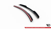 Maxton Design Attachment Rear Spoiler Cap lower black gloss - 17-22 Honda Civic Sport MK 10