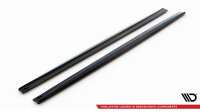 Maxton Design Side Skirt extensions black gloss - 14-17 BMW 4 Series F36 Gran Coupe