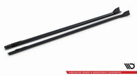 Maxton Design Side Skirt extensions black gloss - 21+ BMW X3 G01 Facelift M-Package