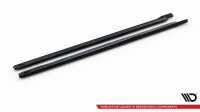 Maxton Design Seitenschweller Ansatz schwarz Hochglanz - 17-22 Honda Civic Sport MK10