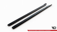 Maxton Design Side Skirt extensions black gloss - 17-22 Honda Civic Sport MK10