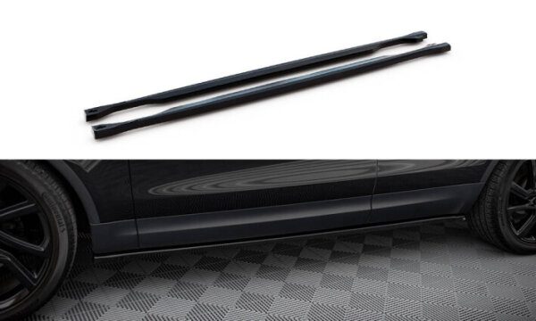 Maxton Design Side Skirt extensions black gloss - 17+ Land Rover Discovery HSE MK5