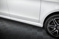 Maxton Design Side Skirt extensions black gloss - 19+ Mercedes V-Class Extra Long AMG-Line W447 Facelift