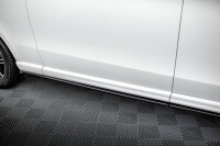 Maxton Design Side Skirt extensions black gloss - 19+ Mercedes V-Class Extra Long AMG-Line W447 Facelift