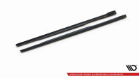 Maxton Design Side Skirt extensions black gloss - 22+ Mini Cooper S F56 Facelift