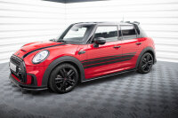 Maxton Design Seitenschweller Ansatz schwarz Hochglanz - 23+ Mini Cooper S John Cooper Works 5 Türer F56 Facelift