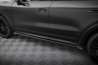 Maxton Design Seitenschweller Ansatz schwarz Hochglanz - 18-23 Porsche Cayenne Sport Design MK3
