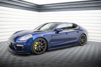 Maxton Design Seitenschweller Ansatz schwarz Hochglanz - 20+ Porsche Panamera E-Hybrid 971 Facelift