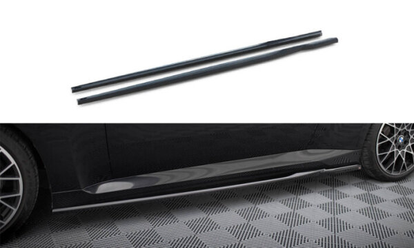 Maxton Design Side Skirt extensions V.1 - 21+ BMW 2 Series G42 Coupe