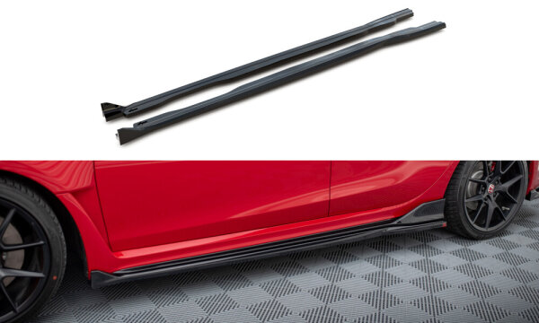 Maxton Design Side Skirt extensions V.2 - 23+ Honda Civic Type-R FL5