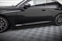 Maxton Design Side Flaps schwarz Hochglanz - 21+ BMW 2er Serie G42 Coupe