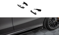 Maxton Design Side Flaps black gloss - 18-21 Mercedes AMG...