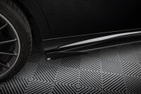 Maxton Design Side Flaps black gloss - 15-18 Mercedes A...