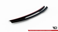 Maxton Design Attachment Rear Spoiler Cap black gloss - 02-09 Mercedes CLK A209 Convertible