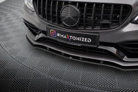 Maxton Design Street Pro Cup Front Lip - 18-21 Mercedes AMG C63 W205 Facelift