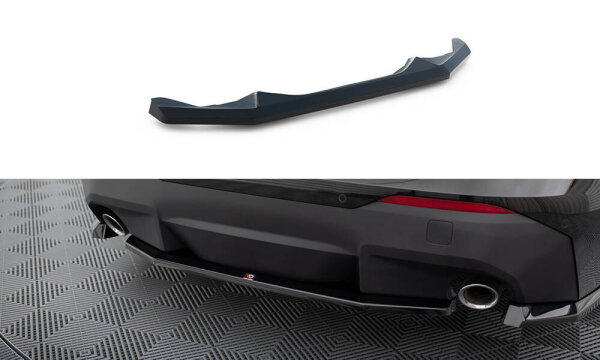 Maxton Design Rear extension Diffusor black gloss - 21+ BMW 2 Series G42 Coupe