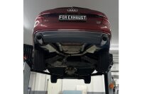 FOX Endschalldämpfer 1x114 Typ 25 - Audi A4 B9 2.0 2WD