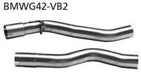 Bastuck Komplettanlage 2x Ø 100 mm (RACE-Look) mit Klappensteuerung - 21+ BMW 2er Serie G42 M240i (+xDrive)