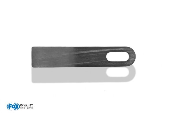 FOX holder flat material (20x4) / slot 22x9 mm / length 100 mm