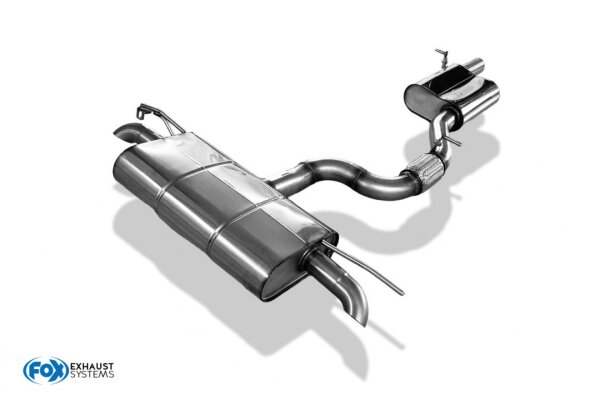 FOX front silencer + final silencer right/left - 19+ Skoda Karoq 4x4