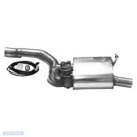 Bastuck rear silencer with single tailpipe LH / 1x...