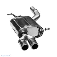 Bastuck rear silencer double tailpipe LH / 2x Ø 70...