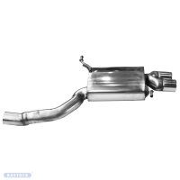 Bastuck rear silencer double tailpipe RH / 2x Ø 70...