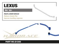 Hardrace Rear Lower Bar 2-Point - 22+ Lexus RX ALA10/ALH10