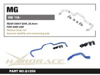 Hardrace Rear Sway Bar 25.4 mm - 19+ MG HS AWD Models