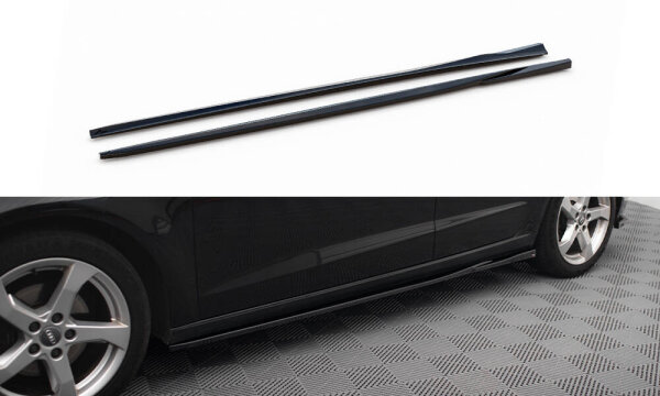 Maxton Design Side Skirts Diffusers - Audi A3 Sportback 8V Facelift