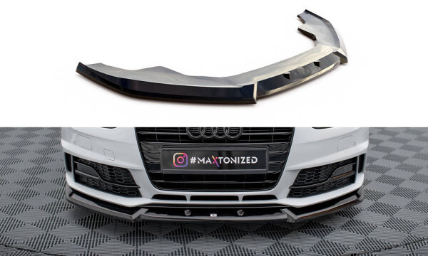 Maxton Design Front Extension V1 - Audi A4 Competition B8 Facelift